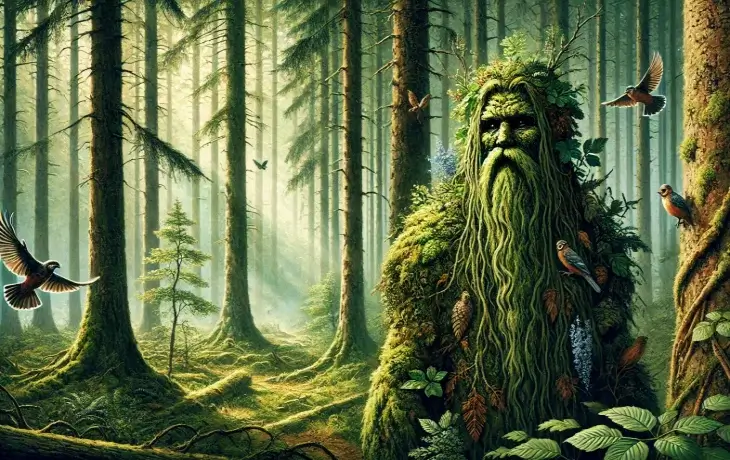 Arçura – Türk mitolojisinde orman iyesi, ağaçların ve vahşi doğanın koruyucu ruhu, doğanın dengesini temsil eder